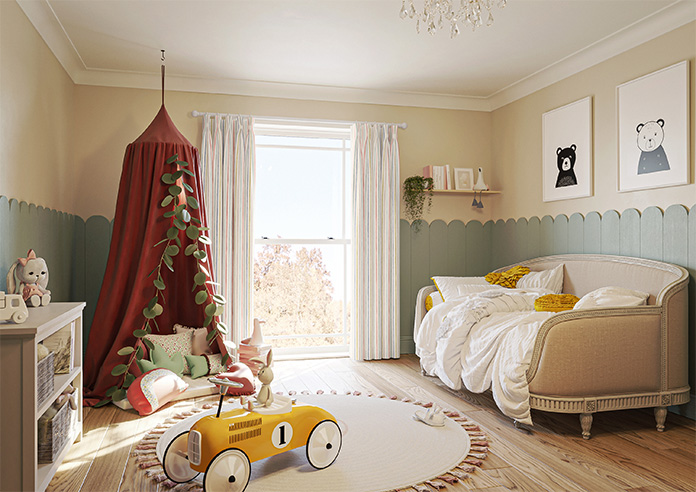 Vintage Stripe, Promenade - Made to Measure Curtains - Image 8